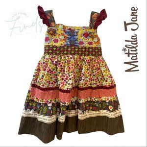 Matilda Jane - Girls Firefly Knot Apron Dress - Character Counts Sz: 2